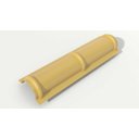 Ver imagem 1 de Cumeeira Lateral Lisa Plan Marfim