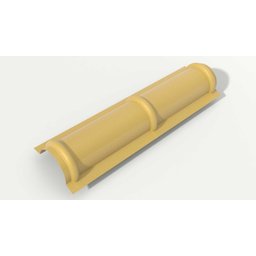 Cumeeira Lateral Lisa Plan Marfim - 1