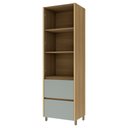 Ver imagem 3 de Cozinha 100% Mdf 5 Peças Rainha Nature/verde Nesher 270cm