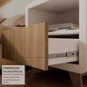 Cabeceira Casal Queen com 2 Mesas de Cabeceira Led 3000k e Tomadas 100% Mdf Mabel - 8