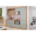 Ver imagem 1 de Cozinha Modulada Nesher Marquesa 10 Peças (2aéreos+2balcões+1paneleiro+5complementos) C6p69