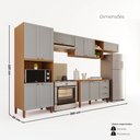 Ver imagem 4 de Cozinha Modulada Veneza 100% MDF Móveis Home | 10 Portas + 03 Gavetas