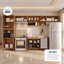 Ver imagem 6 de Cozinha Modulada Veneza 100% MDF Móveis Home | 10 Portas + 03 Gavetas