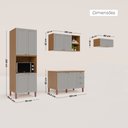 Ver imagem 5 de Cozinha Modulada Veneza 100% MDF Móveis Home | 10 Portas + 03 Gavetas