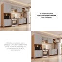 Ver imagem 2 de Cozinha Modulada Veneza 100% MDF Móveis Home | 10 Portas + 03 Gavetas