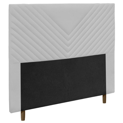 Cabeceira Cama Box Casal Viena 140cm Corano Branco - Abmaza