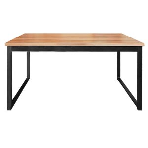 Mesa Escrivaninha para Home Office Metal Industrial 1,20m Nogal/preto Realm Realme Mesa para Escritó