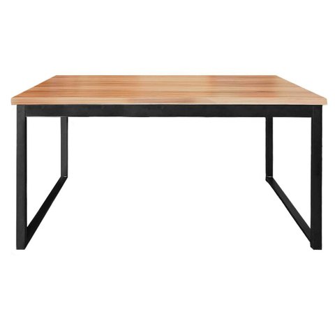 Mesa Escrivaninha para Home Office Metal Industrial 1,20m Nogal/preto Realm Realme Mesa para Escritó