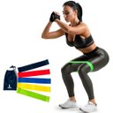 Ver imagem 5 de Kit 10x Faixas Elásticas Mini Band Resistentes Yoga Pilates Lorben