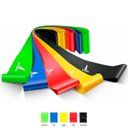 Ver imagem 4 de Kit 10x Faixas Elásticas Mini Band Resistentes Yoga Pilates Lorben