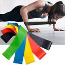 Ver imagem 2 de Kit 10x Faixas Elásticas Mini Band Resistentes Yoga Pilates Lorben