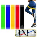 Ver imagem 1 de Kit 10x Faixas Elásticas Mini Band Resistentes Yoga Pilates Lorben