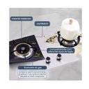 Ver imagem 3 de Forro Protetor de Fogão a Gás Reutilizado Cor Preta