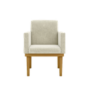 Ver imagem 2 de Poltrona com Base Reforçada Black Friday Cadeira Escritório Cor:Bege