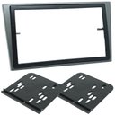 Ver imagem 4 de Moldura Painel 2 Din Dvd Corsa 2002 à 2014 Meriva Montana Vectra Grafite S/M 02/14 GRAFITE