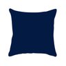 Capa de Almofada Lisa Veludo Azul Marinho 43x43cm - 1