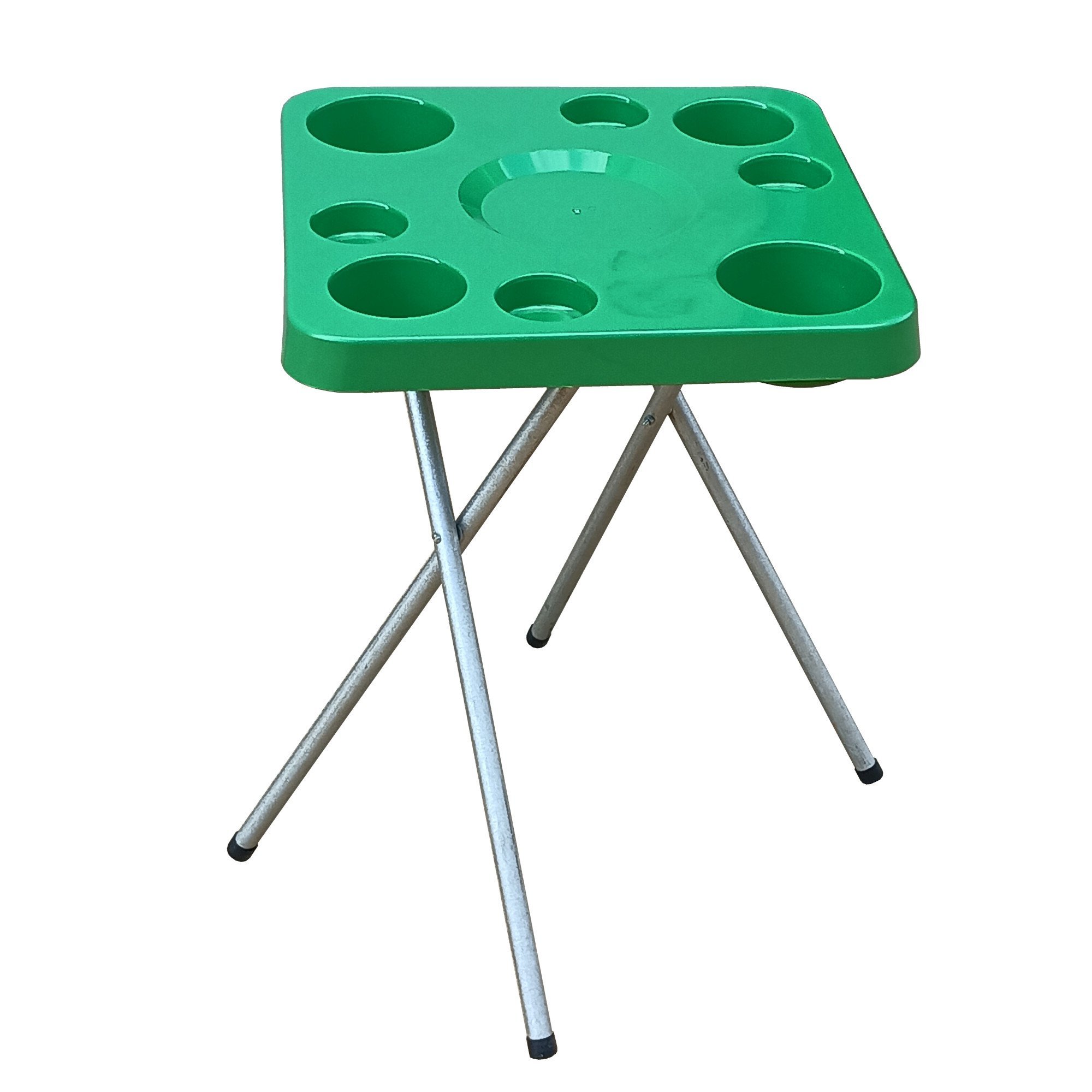 Mesa Dobravel para Petisco Piscina Praia Camping:verde