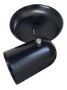 Ver imagem 1 de Spot Para 01 Lâmpada Preto - Gira 360 Graus Ideal para Corredor, lavabo, quintal, banheiro, Cozinha
