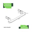 Ver imagem 7 de Porta Toalha Rosto Suporte Banheiro Toalheiro Inox F.elg