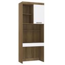 Ver imagem 1 de Escrivaninha Bancada Estudo Modulada 90cm Delphi Avelã/branco L01 - Mpozenato