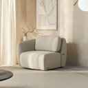 Ver imagem 1 de Sofá Modular 80cm com Braço Esquerdo Orla CabeCasa MadeiraOriginals