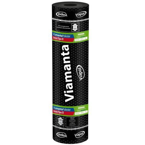 Manta Asfáltica Poliéster Preto 3Mm