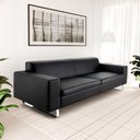 Ver imagem 1 de Sofá 4 Lugares 240 cm Flit Estilo Moderno Courissimo Pés em Aluminio Polido Yescasa