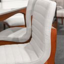 Ver imagem 5 de Sala de Jantar Completa com 6 Cadeiras Madeira Maciça 2,20x1,10 metros - Petra - Art Salas