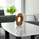 Ver imagem 3 de Enfeite Decorativo de Mesa Escultura de Cerâmica Atenas Marrom Petra Joelma Decorações