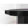 Mesa de Carteado com Gavetas e Porta Copos - 0,90x0,80 - com Xadrez - Grafite - 4
