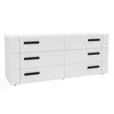 Ver imagem 2 de Cômoda Lisboa 6 Gavetas Branco - Politorno
