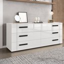 Ver imagem 1 de Cômoda Lisboa 6 Gavetas Branco - Politorno