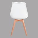 Ver mais imagens de Kit 4 Cadeiras Leda Charles Eames Eiffel Branco Polipropileno Cozinha Área de Lazer Recepção