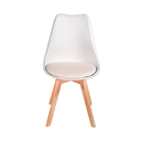 Ver imagem 1 de Kit 4 Cadeiras Leda Charles Eames Eiffel Branco Polipropileno Cozinha Área de Lazer Recepção