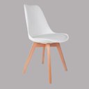 Ver imagem 3 de Kit 4 Cadeiras Leda Charles Eames Eiffel Branco Polipropileno Cozinha Área de Lazer Recepção