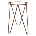 Ver imagem 1 de Suporte Tripé 30x18 (bitola 6 Mm) Cor Cobre Jc Jardim