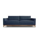 Ver imagem 2 de Sofá 3 Lugares 240cm Movie Estilo Moderno Linho Pés em Madeira Maciça Yescasa