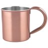 Kit 3 Canecas Lisa Moscow Mule Inox Rose Bronze Drink 250ml - 2