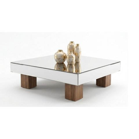 Mesa de Centro Quadrada Espelhada