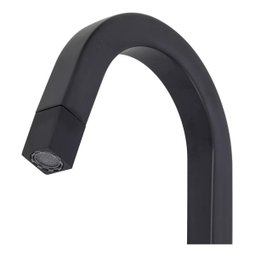 Torneira Lavatório Luxo Link Quadrada com Bico Acionador Preto Fosco 1/4 de Volta Concept Metais 910 - 4