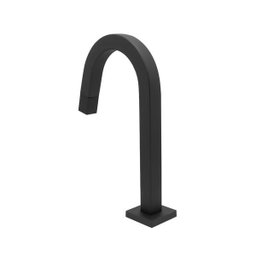 Torneira Lavatório Luxo Link Quadrada com Bico Acionador Preto Fosco 1/4 de Volta Concept Metais 910 - 2