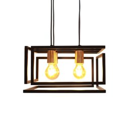 Pendente Infinity Preto com Acabamento cor Cobre para 4 Lâmpadas E-27 - PDINFINITY35-PT - 2