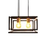 Pendente Infinity Preto com Acabamento cor Cobre para 4 Lâmpadas E-27 - PDINFINITY35-PT - 2