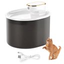 Ver imagem 1 de Bebedouro Fonte de Agua Gato Pet Cachorro Caes 3 Litros Sensor Presença Usb Bateria Recarregavel Ani