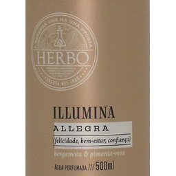 Água Perfumada Allegra - Bergamota e Pimenta Rosa - 500ml, da Herbo - 2