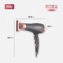Ver mais imagens de Secador de Cabelos Mondial Grey Rose Keratin 3 Velocidades 2 Temperaturas Cinza/rosa 220v - Scn-11
