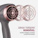 Ver imagem 7 de Secador de Cabelos Mondial Grey Rose Keratin 3 Velocidades 2 Temperaturas Cinza/rosa 220v - Scn-11