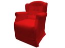 Ver imagem 1 de Poltrona Cadeira De Amamentação Com Balanço Manu Suede Vermelho Ms Decor