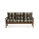 Ver imagem 3 de Conjunto Sofá Havaí 3 Lugares + 2 Poltronas de Madeira com Almofadas Confortáveis - Floral