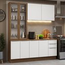 Ver imagem 1 de Armário de Cozinha Completa 190cm Stella Madesa Rustic Branco